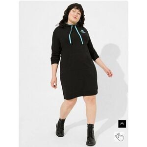 Nwot torrid 1/xl/xxl sweatshirt tunic dress hoodie
